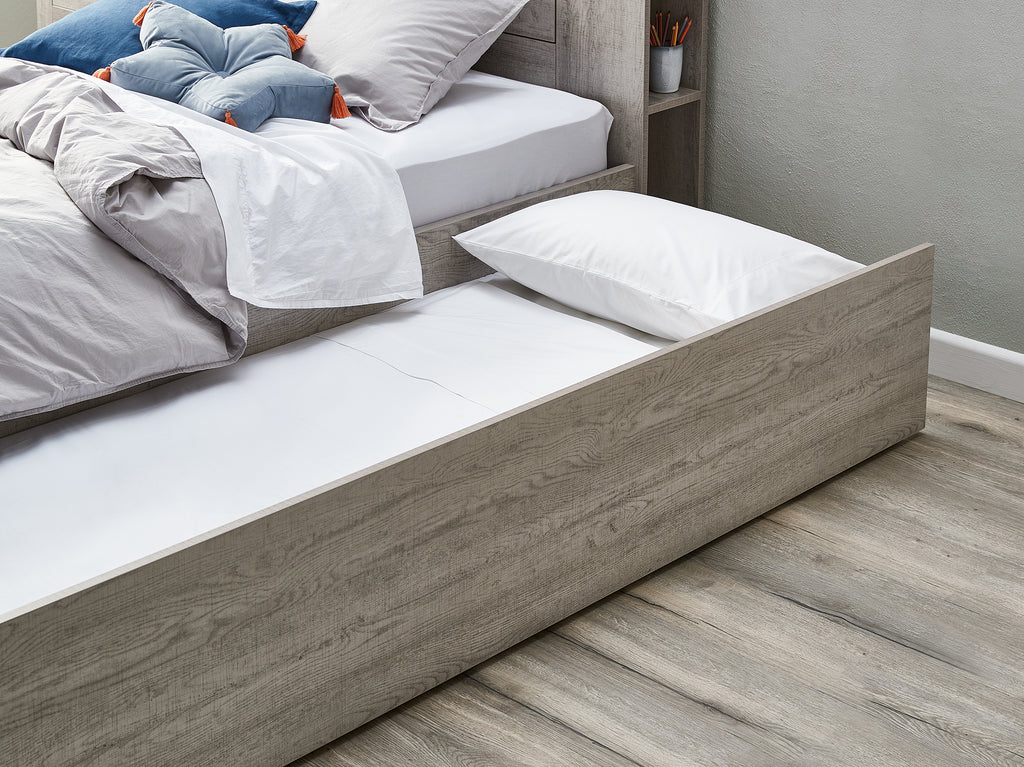 Empire Bed Frame with Trundle Base - King Single / Ash 3 Empire Bed Frame with Trundle Base - King Single / Ash