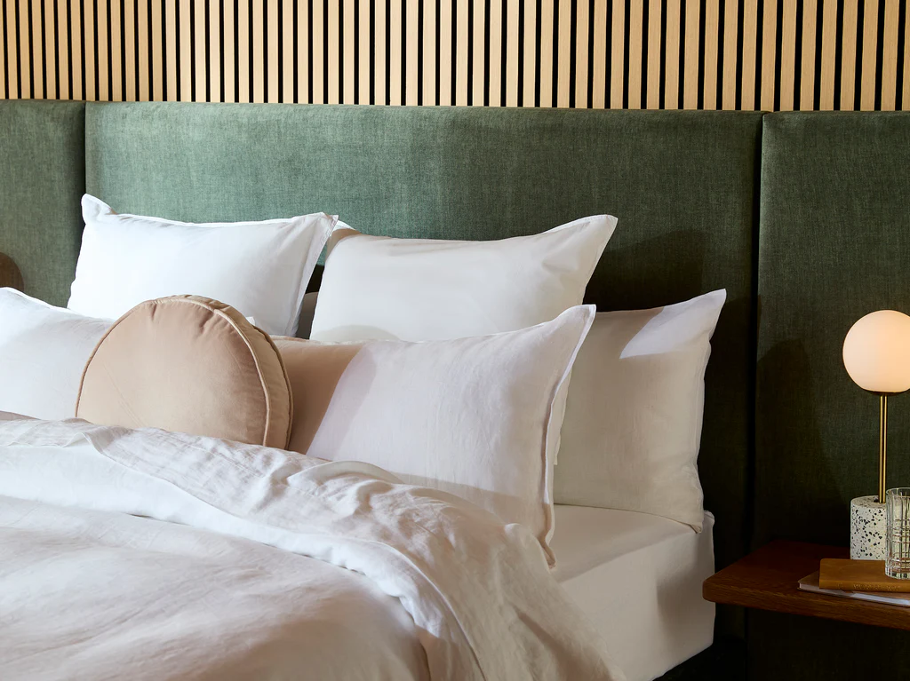 Bellagio Bed Frame With Shelves - Double / Akoya Fern 3 Bellagio Bed Frame With Shelves - Double / Akoya Fern