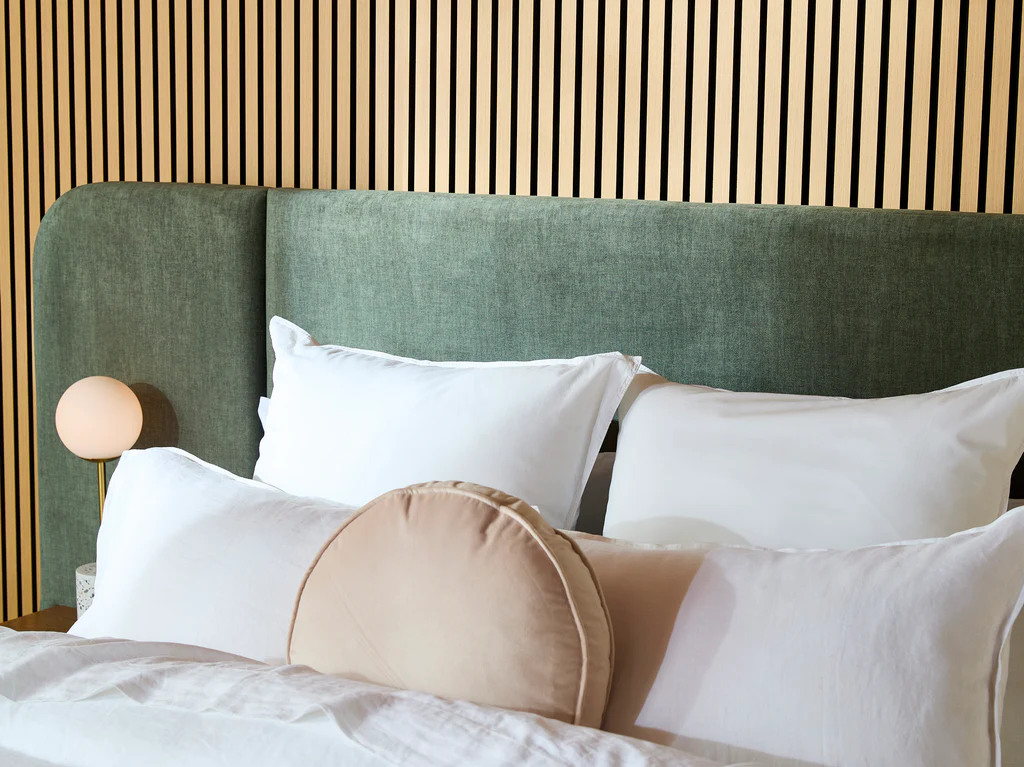 Bellagio Bed Frame With Shelves - Double / Akoya Fern 4 Bellagio Bed Frame With Shelves - Double / Akoya Fern