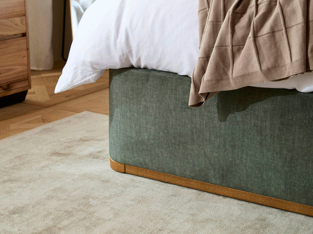 Bellagio Bed Frame With Shelves - Double / Akoya Fern 9 Bellagio Bed Frame With Shelves - Double / Akoya Fern