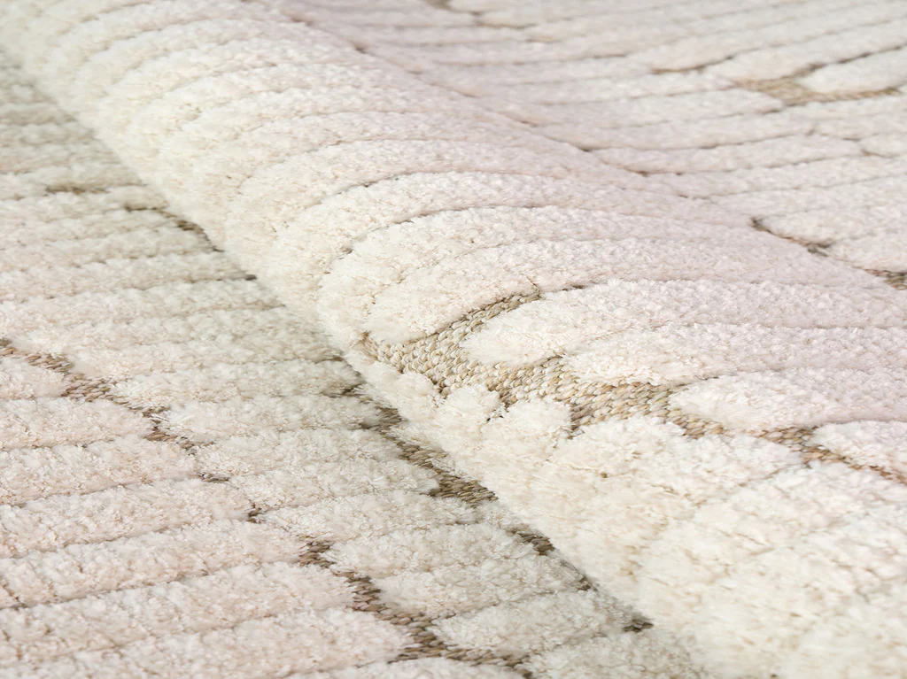 Illusion Wave Floor Rug - 230 X 160cm / Natural 3 Illusion Wave Floor Rug - 230 X 160cm / Natural