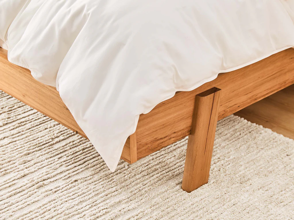 My Design Curved Headboard & Dane Base - Single / Native