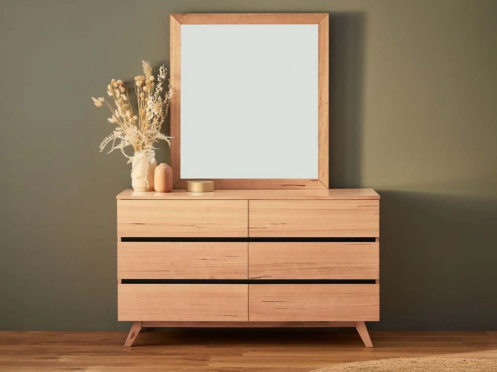 Henley Dresser & Mirror - Natural