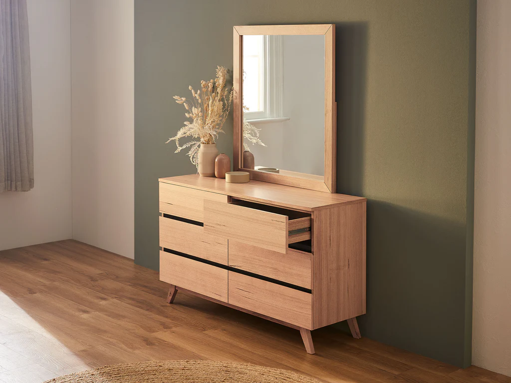 Henley Dresser & Mirror - Natural 3 Henley Dresser & Mirror - Natural