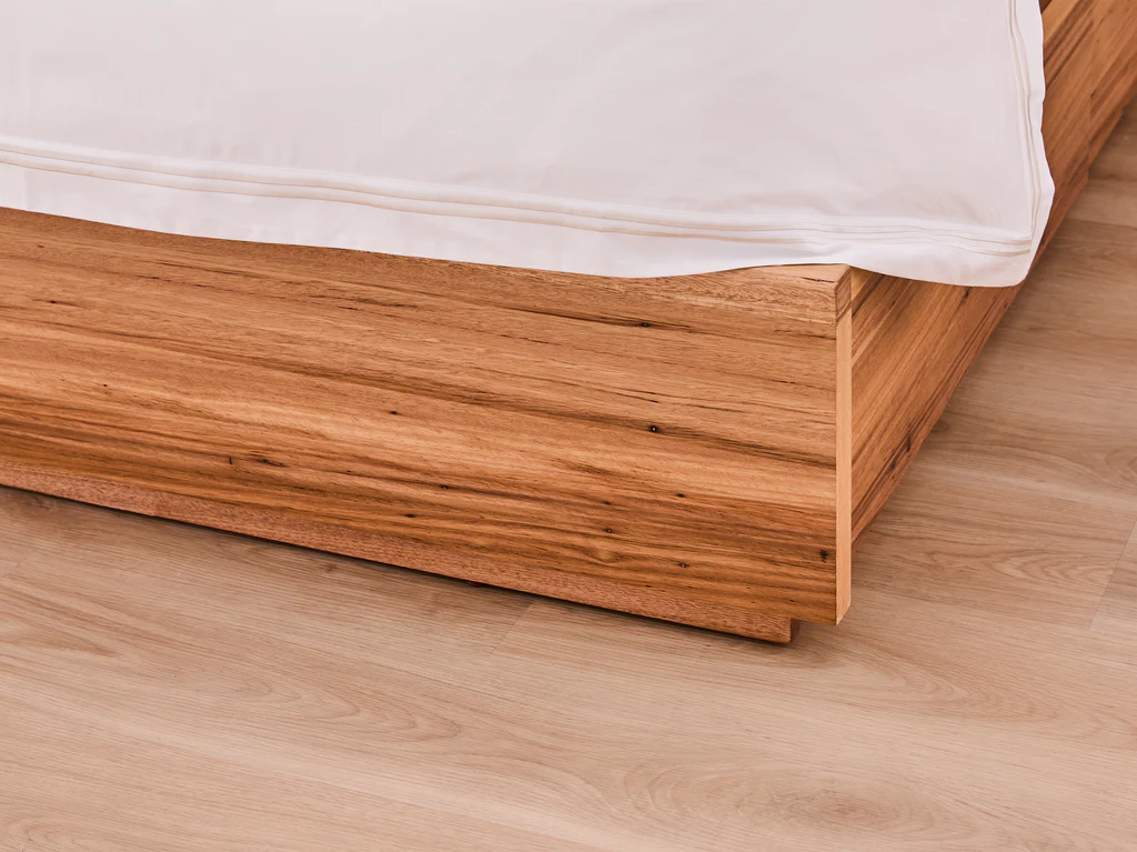 Espada Bed Frame with 4 Drawer Base & Bedsides - Queen / Light Ash 6 Espada Bed Frame with 4 Drawer Base & Bedsides - Queen / Light Ash