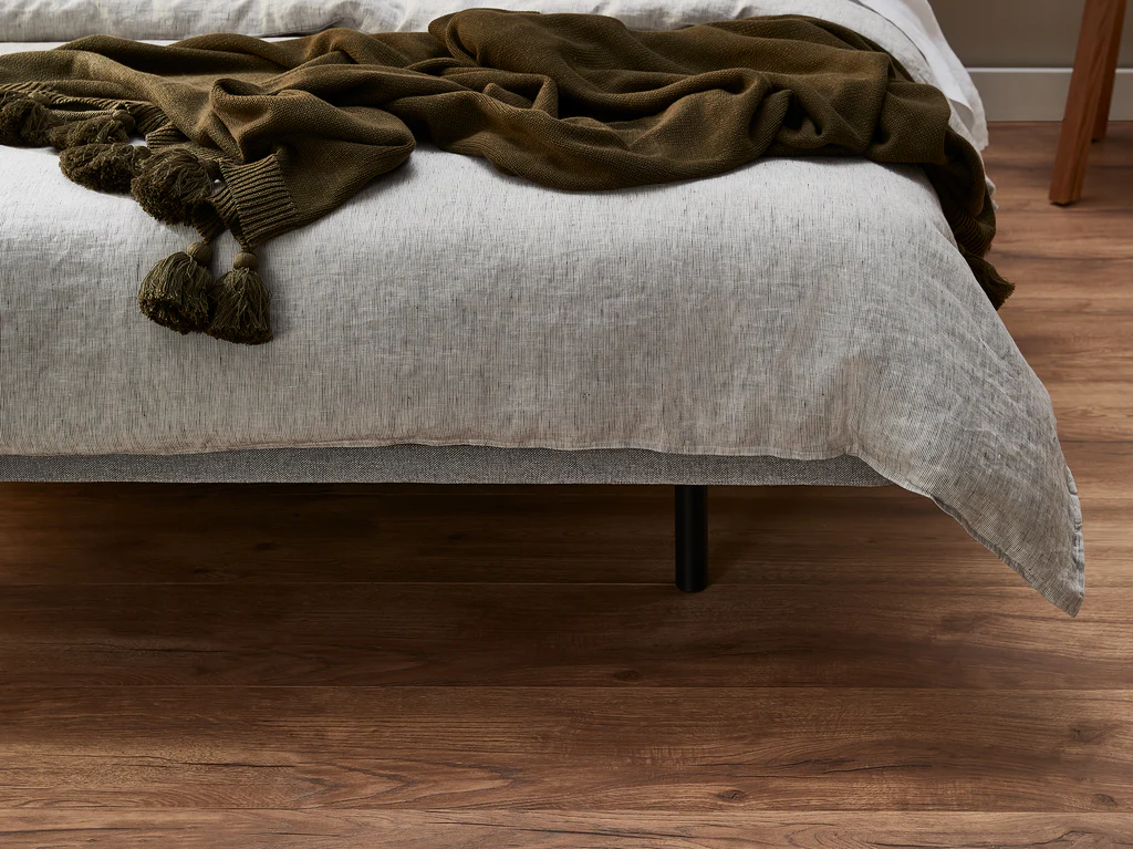 Carson Pleated Bed Frame - Double / Steel Grey 4 Carson Pleated Bed Frame - Double / Steel Grey