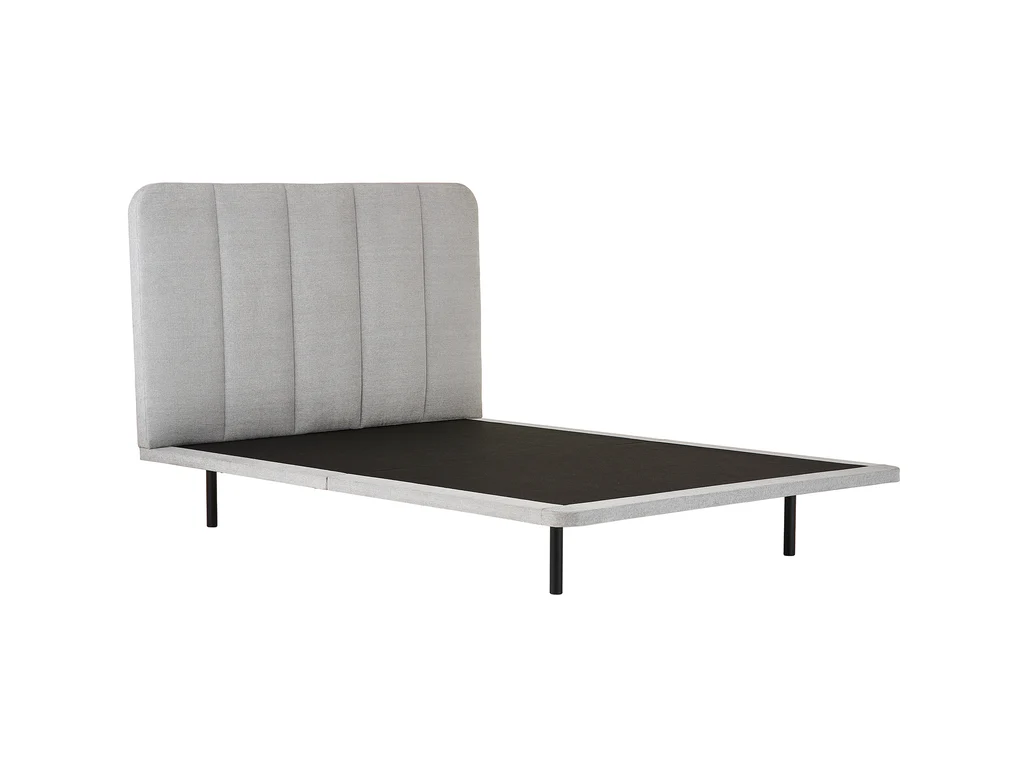 Carson Pleated Bed Frame - Double / Steel Grey 6 Carson Pleated Bed Frame - Double / Steel Grey