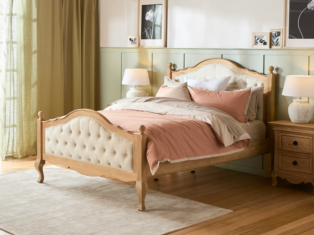 Fabian Bed Frame - King / Sand Dune
