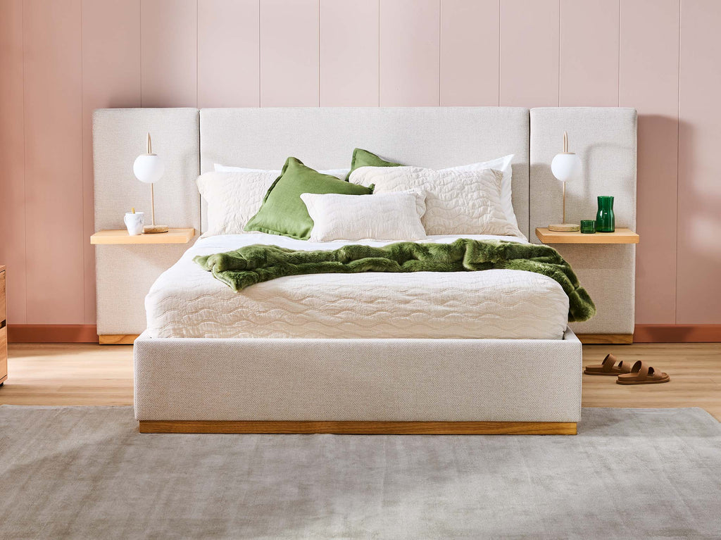 Laguna Bed Frame - Queen / Nordic Latte