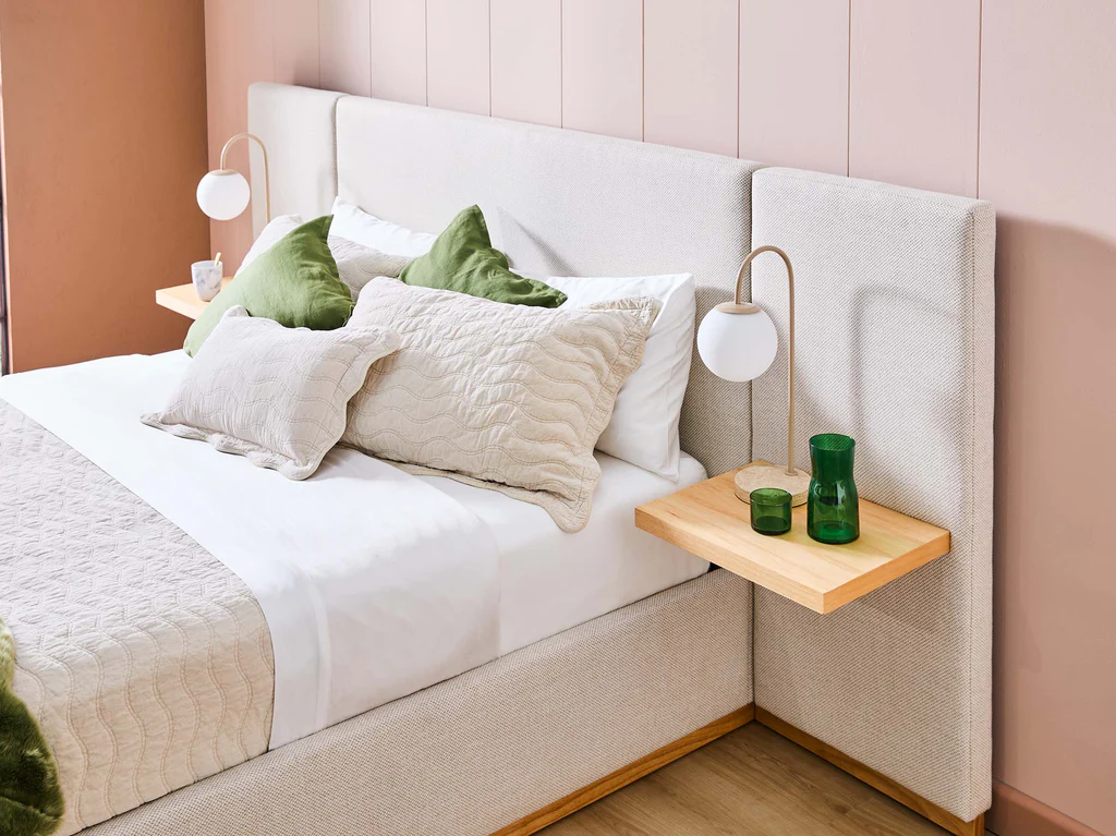 Laguna Bed Frame - Queen / Nordic Latte