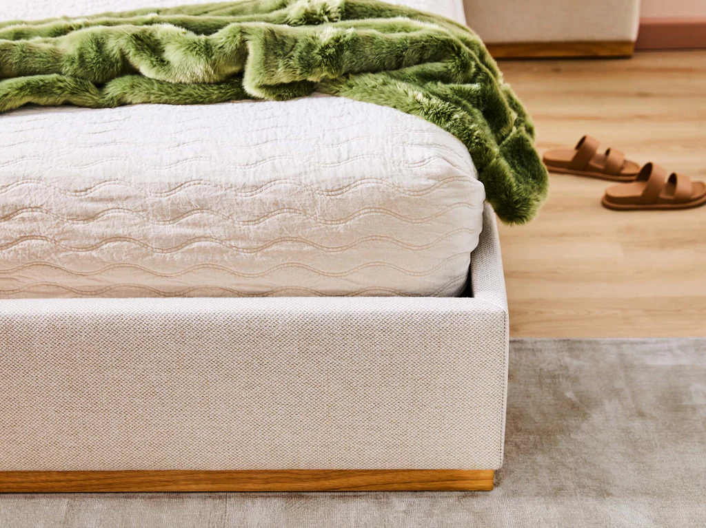 Laguna Bed Frame - Queen / Nordic Latte