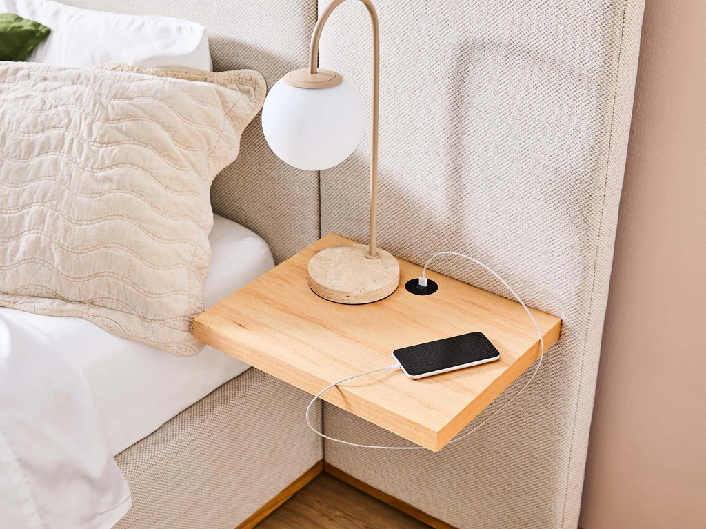 Laguna Bed Frame - Queen / Nordic Latte