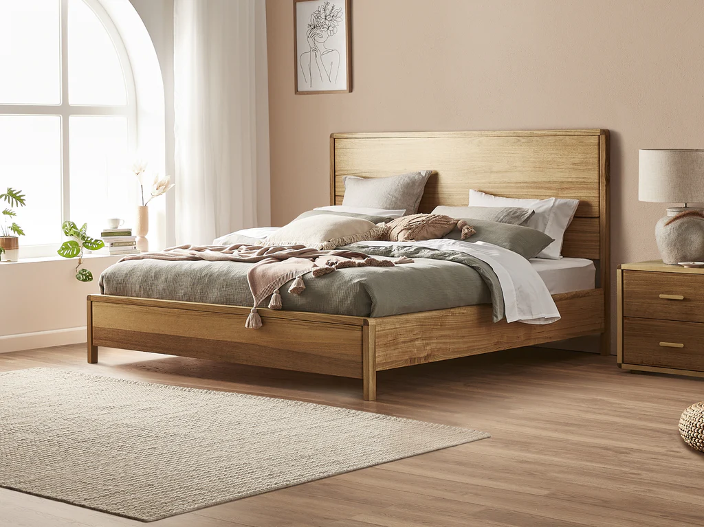 Mila Bed Frame - Queen / Natural